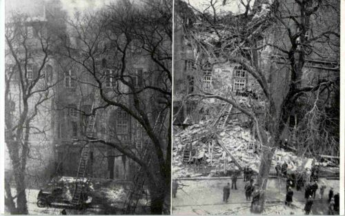 Stuttgart - Brandkatastrohe Altes Schloss 1931