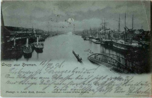 Gruss aus Bremen - Freihafen