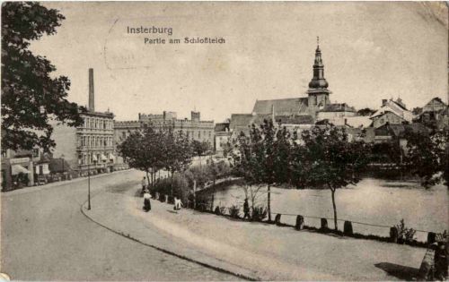 Insterburg - Partie am Schlossteich