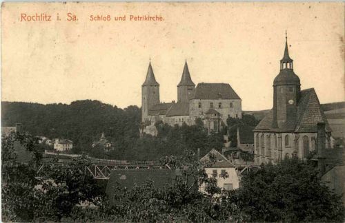 Rochlitz - Schloss und Petrikirche