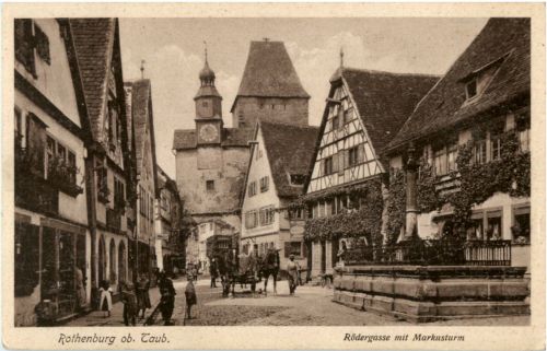 Rothenburg ob der Tauber - Rödergasse
