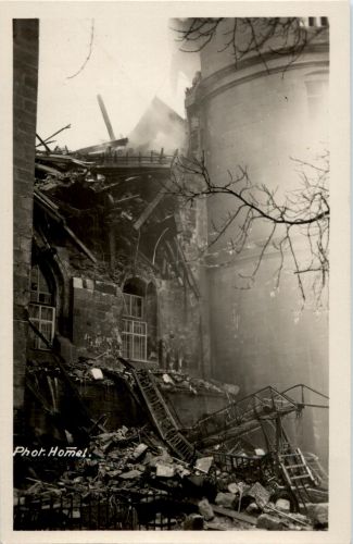 Stuttgart - Brandkatastrohe Altes Schloss 1931