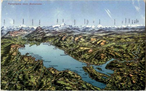 Panorma vom Bodensee