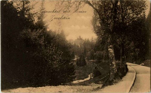 Teinachthal mit Ruine Zavelstein