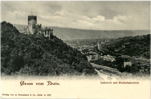 Burg Lahneck mit Niederlahnstein