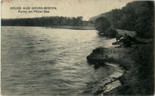 Gruss aus Gross-Besten - Partie am Pätzer-See