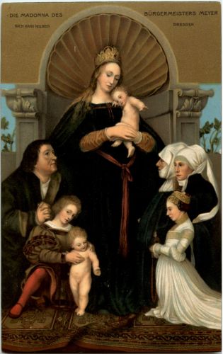 Die Madonna des Bürgermeisters Meyer - Künstler Hans Holbein Dresden