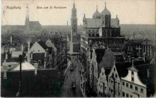 Augsburg - Blick vom St. Moritzturm