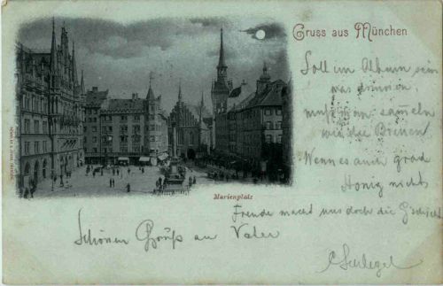 Gruss aus München - Marienplatz