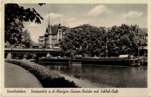 Saarbrücken - Saarpartie mit Schloss Cafe