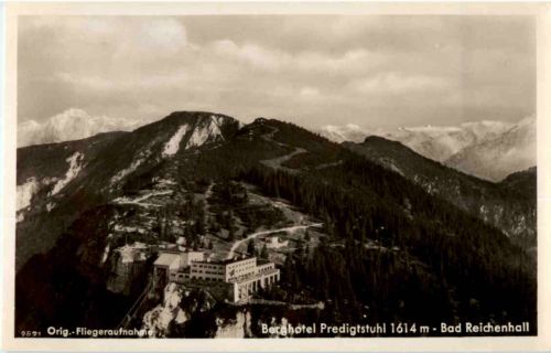 Bad Reichenhall Berghotel Predigtstuhl - Fliegeraufnahme