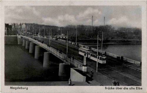 Magdeburg - Brücke über die alte Elbe