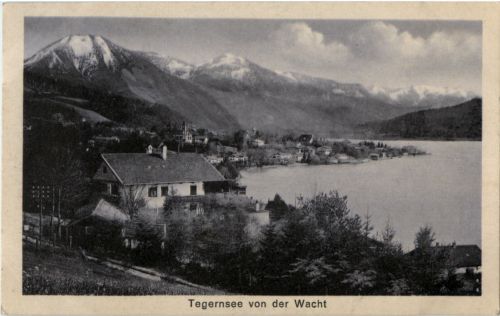 Tegernsee von der Wacht