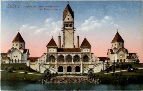 Leipzig - Kapelle auf dem Südfriedhof