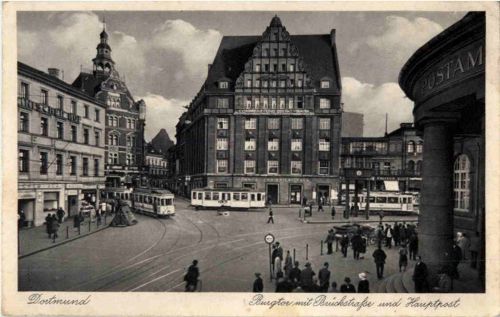Dortmund - Burgtor mit Brückstrasse