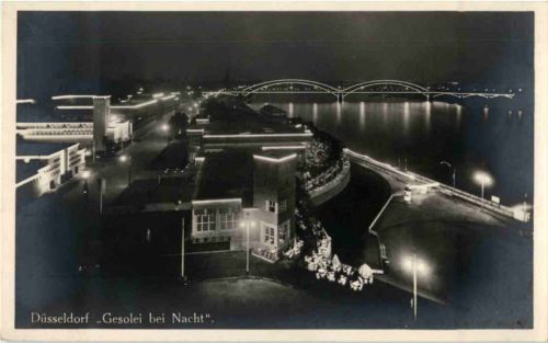 Düsseldorf - Goselei bei Nacht