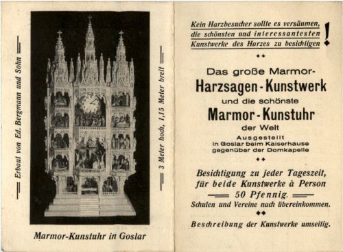 Marmor Kunstuhr in Goslar
