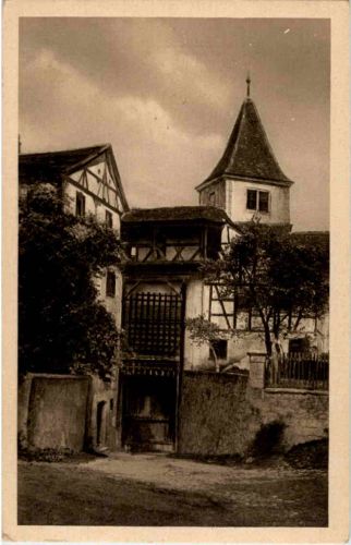 Harburg - Einlasstor im Schloss