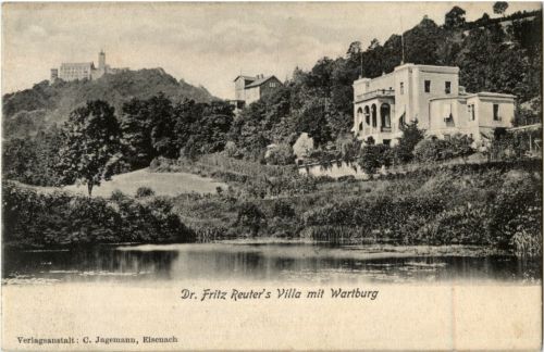 Eisenach - Dr. Fritz Reuters Villa mit Wartburg