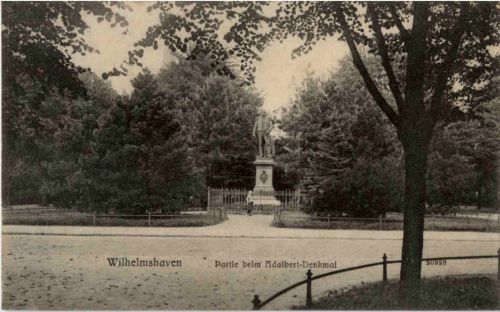 Wilhelmshaven - Partie beim Adalbert Denkmal