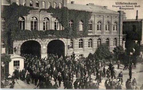 Wilhelmshaven - Eingang zur kaiserlichen Werft