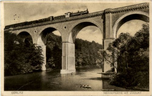 Görlitz - Neissepartie mit viadukt