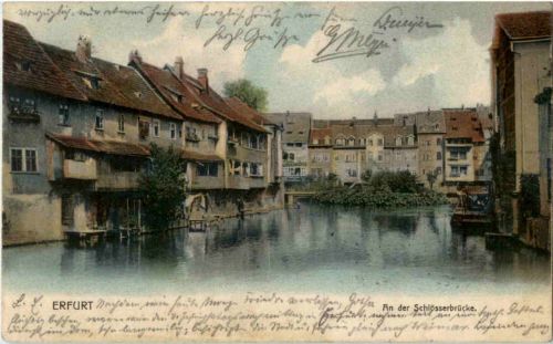 Erfurt - An der Schlösserbrücke