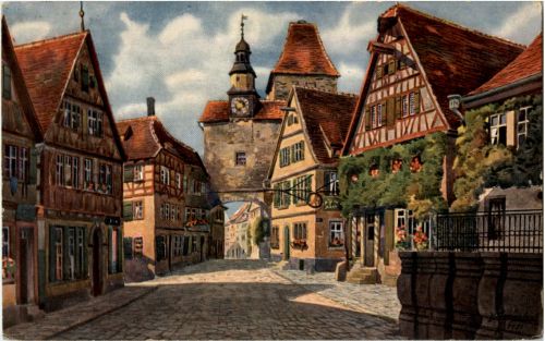 Rothenburg ob der Tauber - Rödergasse