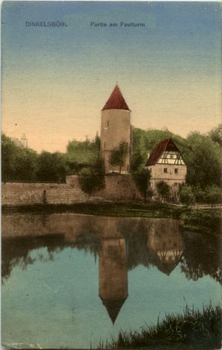 Dinkelsbühl - Partie am Faulturm
