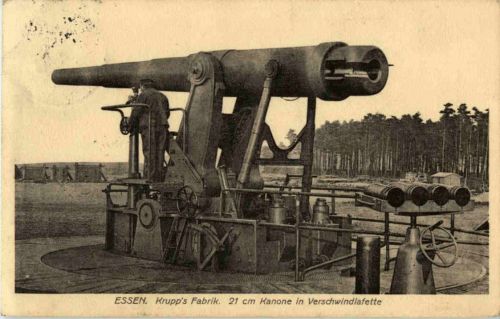 Essen - Krupps Fabrik - 21 cm Kanone
