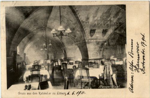 Gruss aus dem Ratskeller zu Lübeck