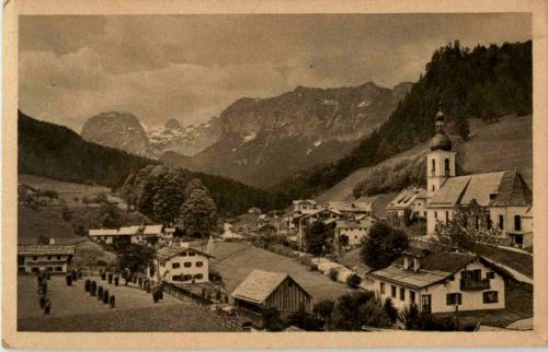 Ramsau gegen die Reiteralpe