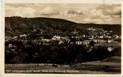 Bad Liebenstein - Blick vom Waldhaus Reichshöhe