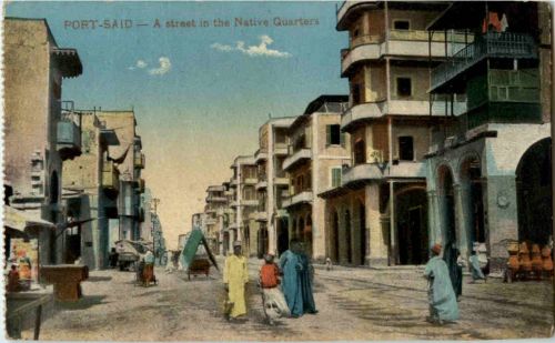 Port-Said - A street in the Native Quarter
