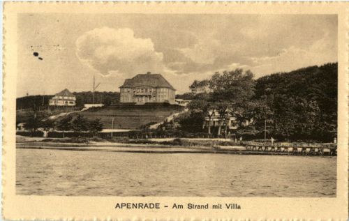 Apenrade - Am Strand mit Villa