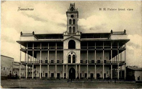 Zanzibar - Palace front view