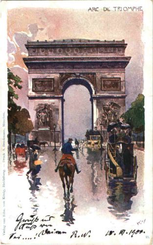 Paris - Arc de Triomphe - Künstler Kley