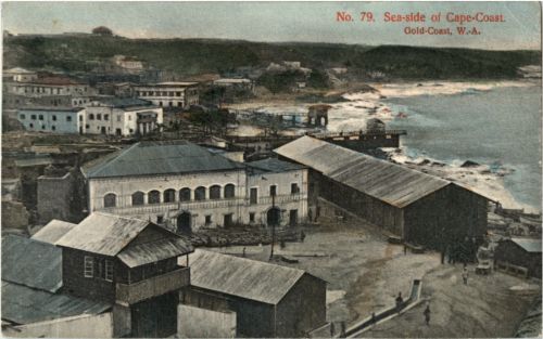 Gold-Coast - Sea-side of Cape-Coast