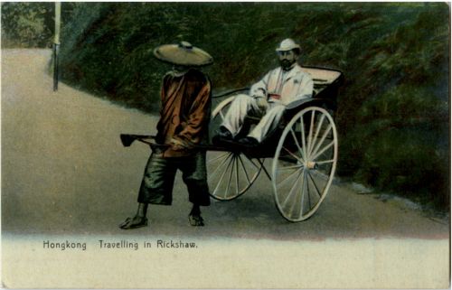 Hongkong - Travelling in Rickshaw