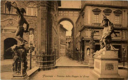 Firenze - Interno della Loggia de Lunzi