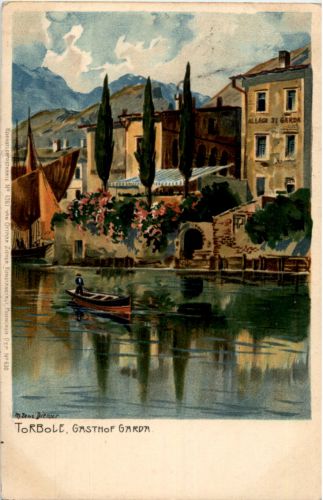 Torbole - Gasthof Garda - Künstler Diemer