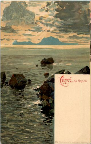 Capri da Napoli - Litho