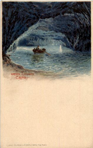 Capri - Grotta Azzurra - Litho