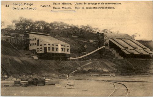 Panda - Union Miniere - Congo Belge - Ganzsache