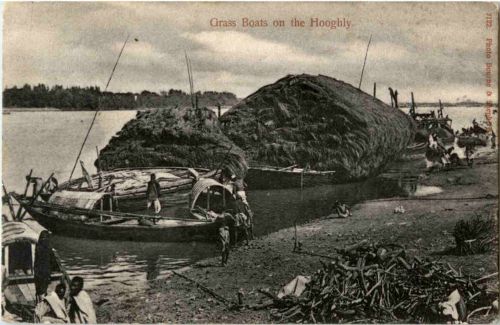 Grass Boats on the Hooghly - Indien