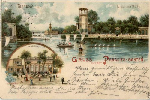 Treptow - Gruss aus dem Paradies-Garten