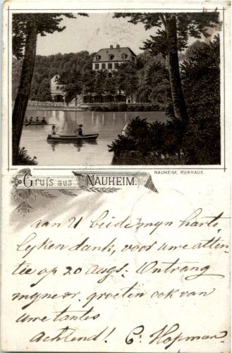 Gruss aus Nauheim - Litho
