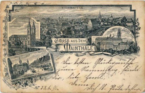 Lichtenfels - Gruss aus dem Mainthale - Vorläufer