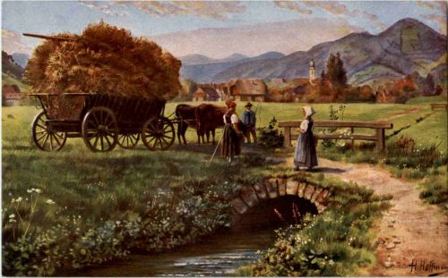 Erntesegen - Künstler H. Hoffmann