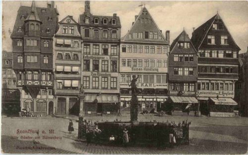 Frankfurt - Alte Häuser m Römerberg